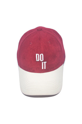 DO IT- Marron & Off White Baseball cap