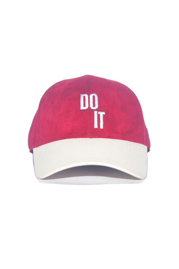 DO IT- Marron & Off White Baseball cap