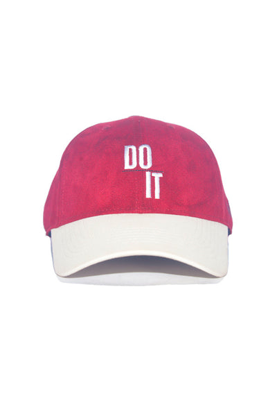 DO IT- Marron & Off White Baseball cap