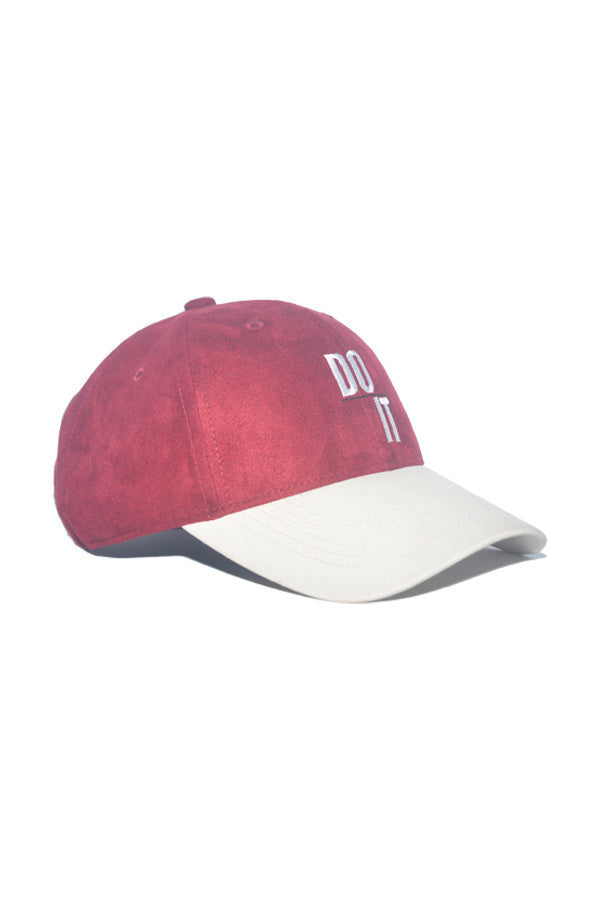 DO IT- Marron & Off White Baseball cap