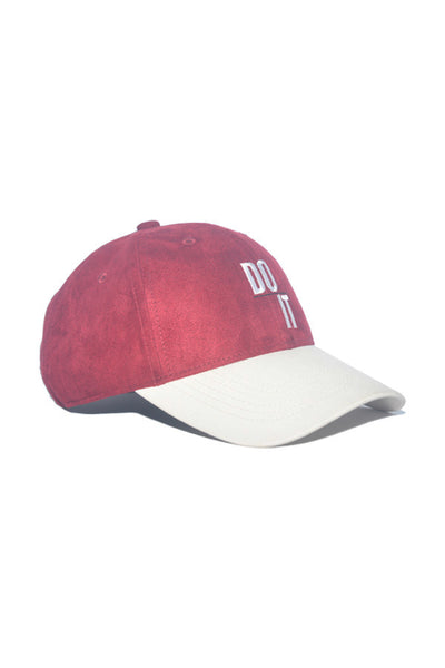 DO IT- Marron & Off White Baseball cap