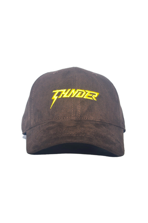 THUNDER- Brown Baseball Cap